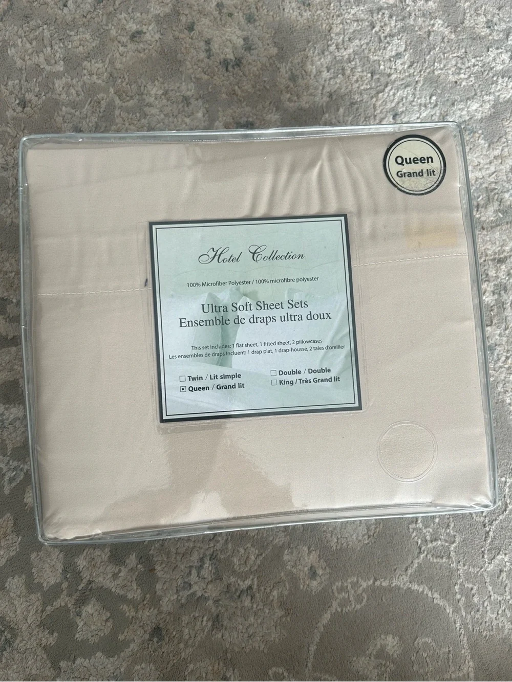 Hotel Collection Sheet Set - Cream